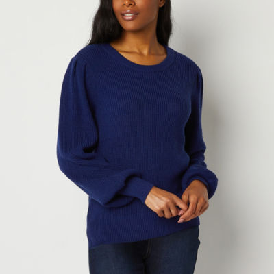 Blue crew neck online jumper womens