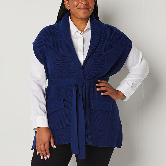 Liz Claiborne Sweater Soft Shell Vests Plus