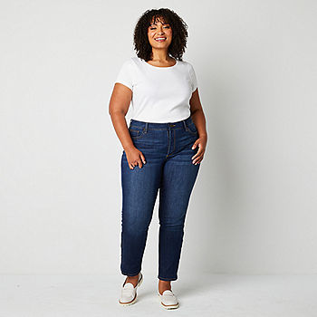 724™ High Rise Straight Jeans (plus Size) - Blue