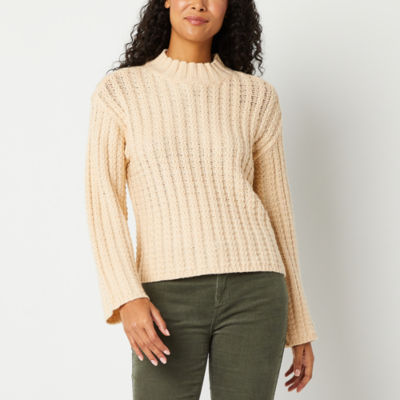 A.n.a Womens Mock Neck Sleeveless Pullover Sweater