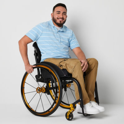 St. John's Bay Mens Adaptive Stretch Fabric Easy-on + Easy-off Seated Wear Straight Fit Cargo Pant