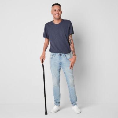 mutual weave Dexterity Mens Easy-on + Easy-off Adaptive Stretch Fabric Slim Fit Jean