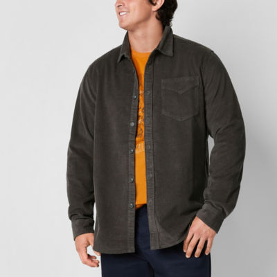 Frye and Co. Big Tall Mens Regular Fit Long Sleeve Button-Down Shirt