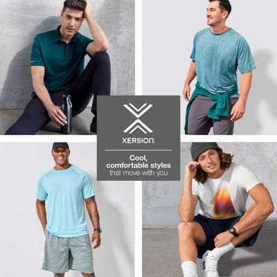 Xersion Xtreme Cotton Mens Crew Neck Short Sleeve T-Shirt