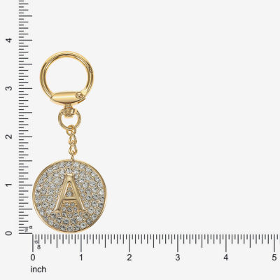 Monet Jewelry Gold Tone Pave Initial Bag Charm