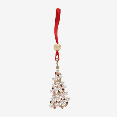 Monet Jewelry Gold Tone Christmas Tree Christmas Ornament