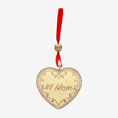 Monet Jewelry Gold Tone Mom Christmas Ornament