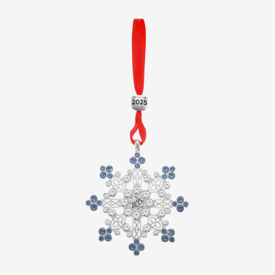 Monet Jewelry Silver Tone Christmas Ornament