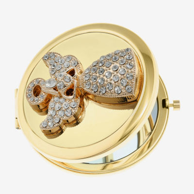 Monet Jewelry Gold Tone Gold Tone Angel Compact Mirror