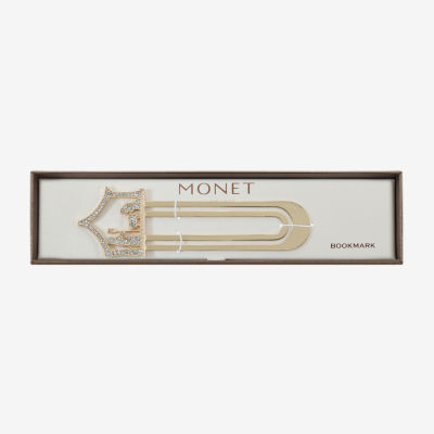 Monet Jewelry Gold Tone Believe Nativity Scene Bookmark