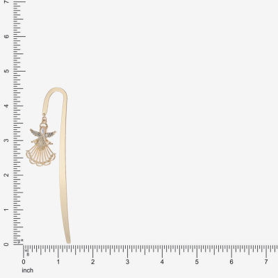 Monet Jewelry Gold Tone Shepherds Hook Angel Bookmark