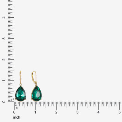 Monet Jewelry Womens Glass Drop Earrings