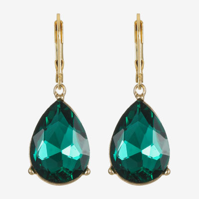 Monet Jewelry Womens Glass Drop Earrings