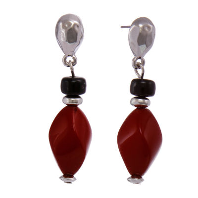 Mixit Red Drop Earrings, Color: Red - JCPenney