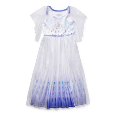 Disney Little & Big Girls Frozen Short Sleeve Crew Neck Nightgown