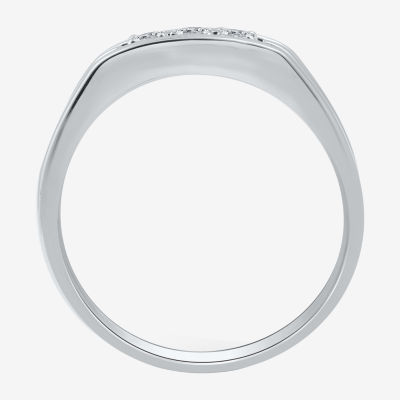 I Said Yes (H-I / I1) 1/4 CT. T.W. Lab Grown White Diamond Sterling Silver Wedding Band