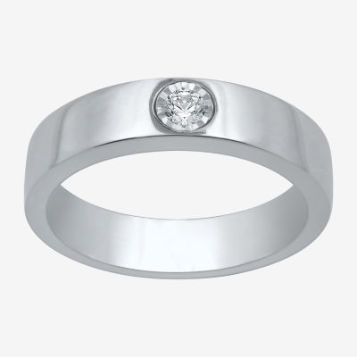 I Said Yes (H-I / I1) 1/ CT. T.W. Lab Grown White Diamond Sterling Silver Wedding Band