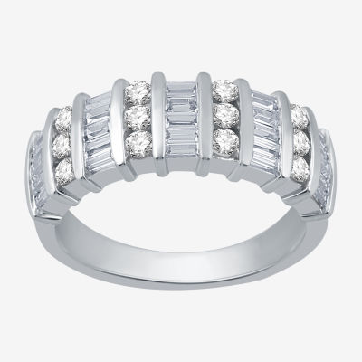 I Said Yes (H-I / I1) 1 CT. T.W. Lab Grown White Diamond Sterling Silver Anniversary Band