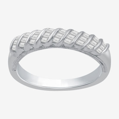 I Said Yes (H-I / I1) 1/4 CT. T.W. Lab Grown White Diamond Sterling Silver Anniversary Wedding Band