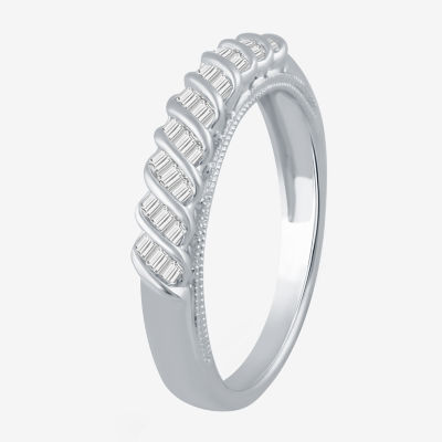 I Said Yes (H-I / I1) 1/4 CT. T.W. Lab Grown White Diamond Sterling Silver Anniversary Wedding Band