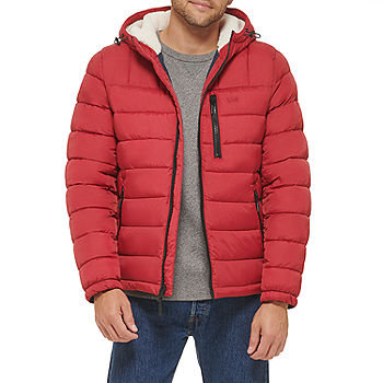 Levi's Mens Hooded Sherpa Puffer Jacket - JCPenney