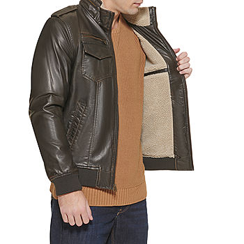 Levi's Mens Faux Leather Aviator Jacket - JCPenney