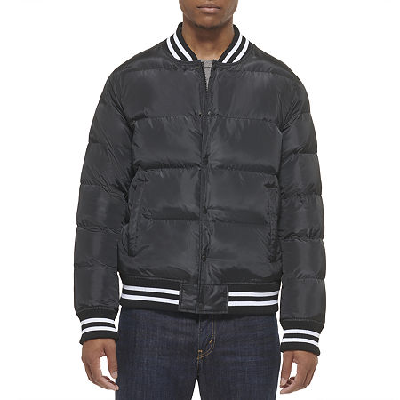 Levi's Mens Quilted Varsity Bomber Jacket, Small , Black