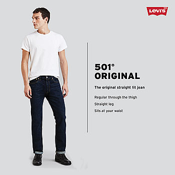 Levis 501 Original Fit Jeans Button Fly Straight Leg 100% Cotton 100%  AUTHENTIC