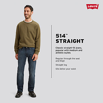 Levi's® Eco Performance Men's 514™ Flex Straight Fit Jeans - Stretch,  Color: Goth Twist My Fing - JCPenney