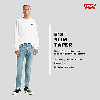 Levi's® Mens 512™ Eco Ease Slim Taper Fit Jeans - Stretch