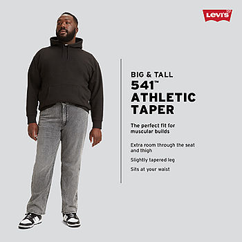 Levi's Big and Tall Mens 541 Tapered Leg Athletic Fit Jean, Color: Twice As  Hard Dx - JCPenney