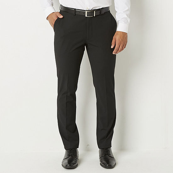 JF J.Ferrar Ultra Comfort Mens Stretch Fabric Super Slim Fit Suit Pants - Super Slim