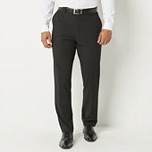 slim fit dress slacks Plaid&Plain Men's Stretch Dress Pants Slim Fit Skinny Suit Pants   thefrumshopper