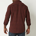 mutual weave Big and Tall Mens Long Sleeve Regular Fit Flannel Shirt
