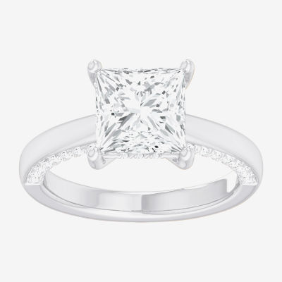 G-H SI1-SI2) Womens 1/2 Lab-Grown White Diamond 14K