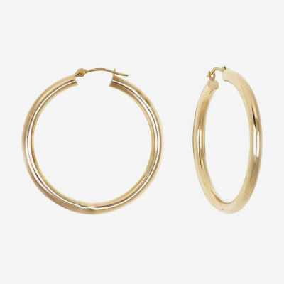 Majestique 18K Gold 3mm Hoop Earrings