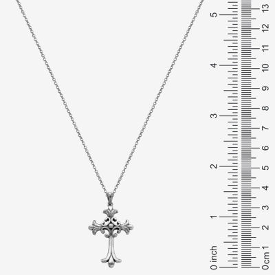 Sterling Silver Celtic Cross Pendant Necklace