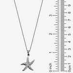 DiamonArt® Cubic Zirconia Pendant Starfish Necklace