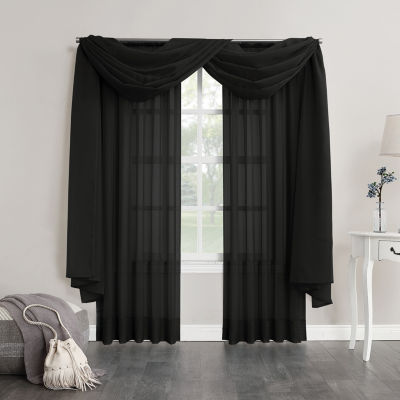 No 918 Emily Sheer Rod Pocket Single Curtain Panel