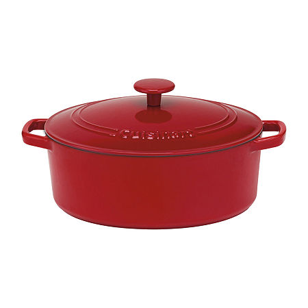 Cuisinart Cast Iron 5.5-qt. Casserole Pan, One Size, Red