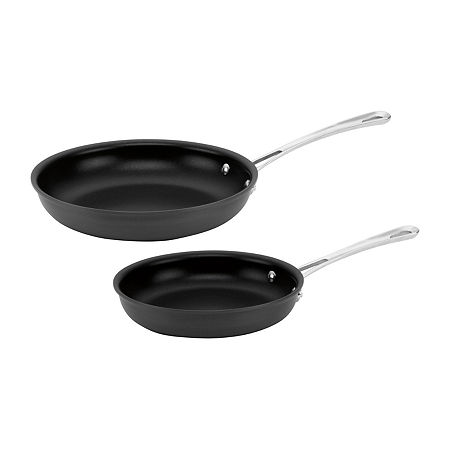 Cuisinart Contour Non-Stick Hard Anodized Skillet, One Size, Gray