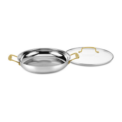 Cuisinart Stainless Steel 12" Frying Pan with Lid