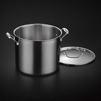 Cuisinart 8qt Stainless Steel Stock Pot with Cover Silver