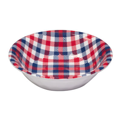 Certified International Patriotic Plaid 12-pc. Melamine Dinnerware Set