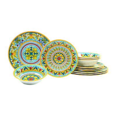 Certified International Palermo 12-pc. Melamine Dinnerware Set