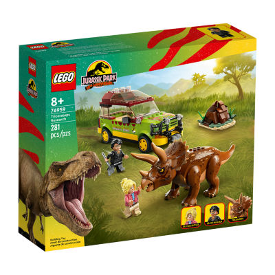 LEGO Jurassic World Triceratops Research 76959 Building Set (281 Pieces)