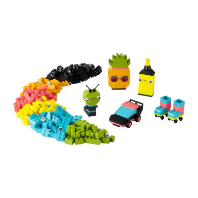 Classic Creative Neon Fun Building Toy Set (333 Pieces)