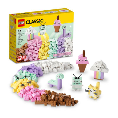 Classic Creative Pastel Fun Building Toy Set (333 Pieces)