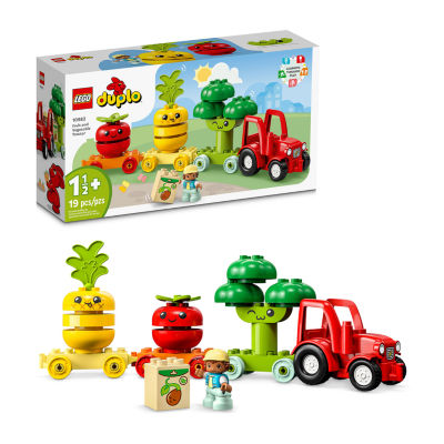 Duplo My First Fruit And Vegetable Tractor Building Toy Set (19 Pieces)