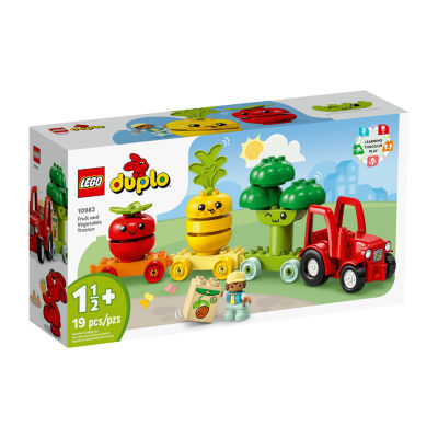 Duplo My First Fruit And Vegetable Tractor Building Toy Set (19 Pieces)